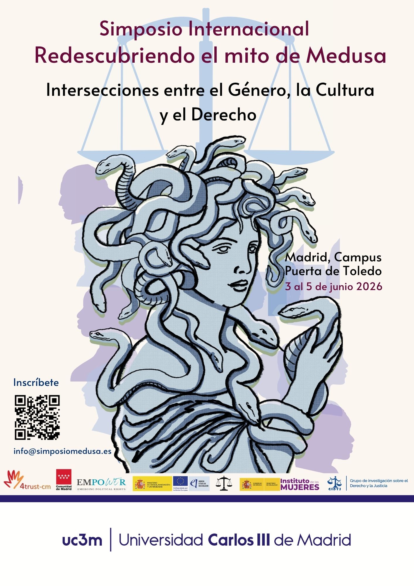 Simposio Internacional Redescubriendo el mito de Medusa: Intersecciones entre el Género, la Cultura y el Derecho